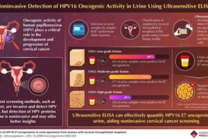 Researchers have validated a new, noninvasive method for cervical cancer screening. This test allows patients to collect urine samples at home and send them to a medical facility for analysis. By making screening more convenient and less intimidating, this alternative approach could help reduce cervical cancer rates worldwide.