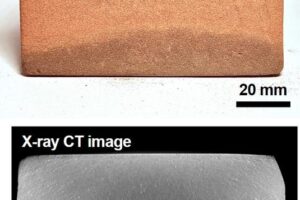 Photograph and X-ray CT Image of KLS-1 Sintered Block Manufactured Using an Optimized Process Credit: Korea Institute of Civil Engineering and Building Technology