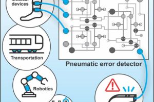 Graphic depicting uses for pneumatic logic.