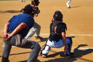 Little League baseball game