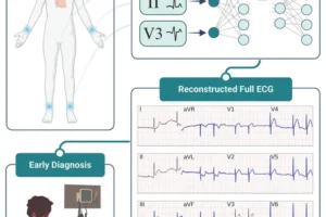 Researchers at Scripps Research have created a new way to check heart health. Instead of using the usual 12 sensors, they found that just 3 sensors, combined with a smart computer program, can spot heart problems almost as well. This simpler method could make it easier for more people to get their hearts checked.