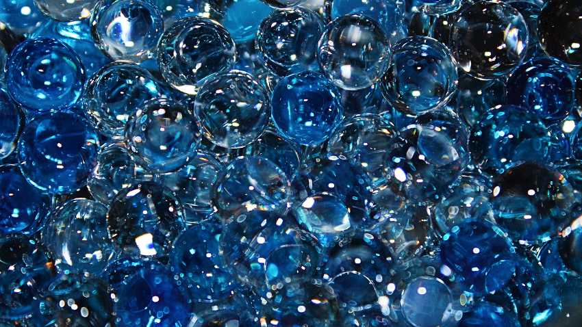 blue bubbles