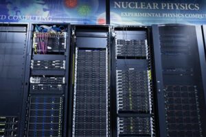 Nuclear theorists in the HadStruc Collaboration have been working on a mathematical description of the interactions of partons using supercomputers, including machines in Jefferson Lab's Data Center.