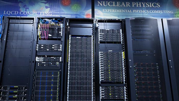 Nuclear theorists in the HadStruc Collaboration have been working on a mathematical description of the interactions of partons using supercomputers, including machines in Jefferson Lab's Data Center.