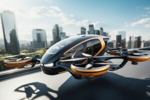 Smith professors Raghu Raghavan and Bruce Golden's research on Urban Air Mobility (UAM) explores routing and scheduling challenges for electric flying taxis. Their study addresses passenger demand, battery management, and real-world logistics, aiming to maximize transport efficiency in future smart cities.