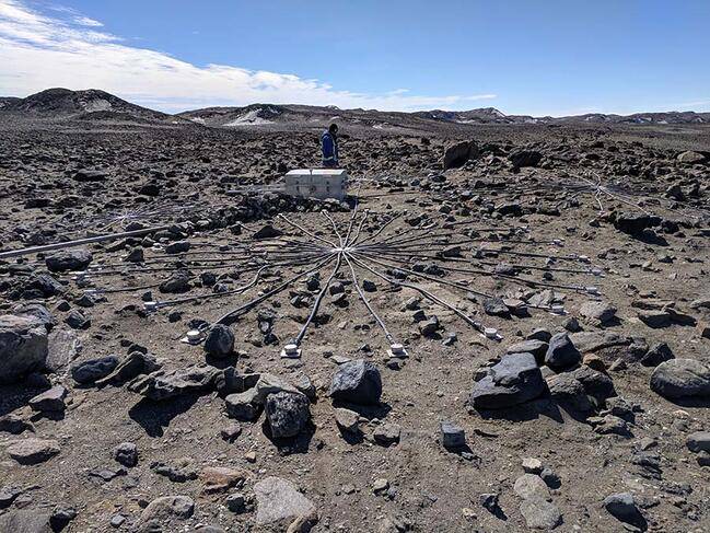 This infrasound monitoring station located in Antarctica is one of sixty such stations in the CTBT network designed to monitor secret nuclear tests.