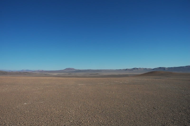 A flat area of the Atacama Desert between Antofagasta and Taltal