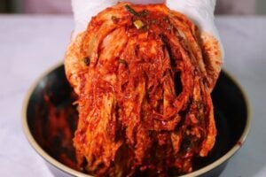 kimchi close up