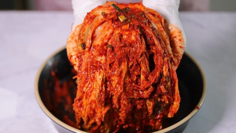 kimchi close up