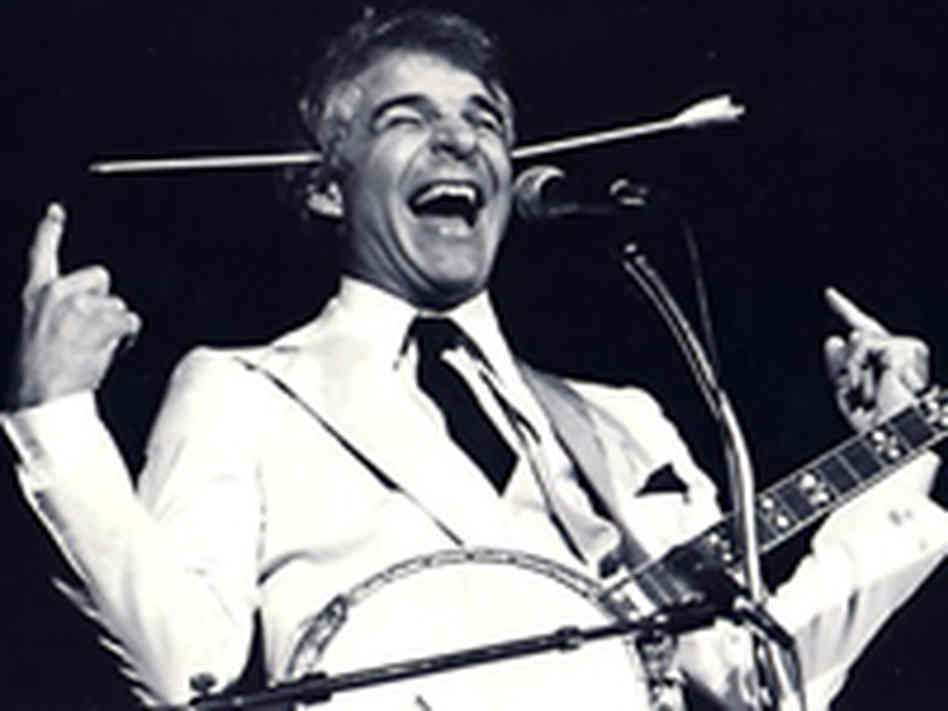 Steve Martin on stage