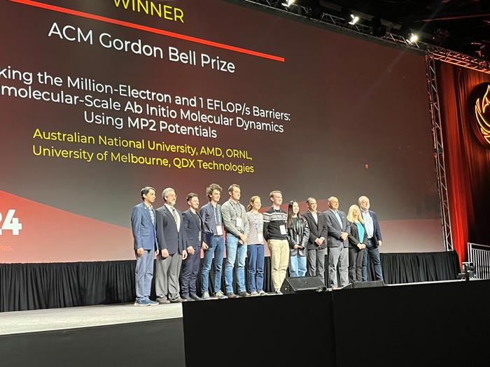 ACM, the Association for Computing Machinery, named an eight-member team drawn from Australian and American institutions as the winner of the 2024 ACM Gordon Bell Prize.