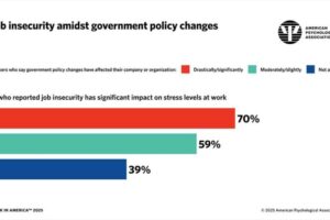 APA infographic on work insecurity stress