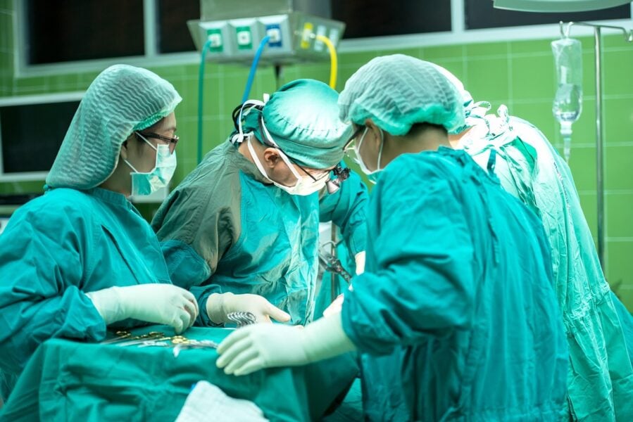 Surgical team in the OR