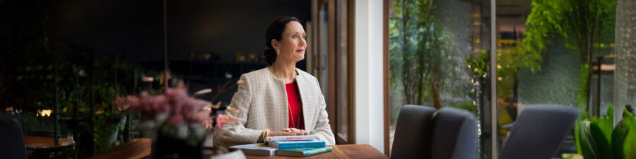 Portrait of Sandrine Dixson-Declève, head of the Club of Rome, at home in Belgium