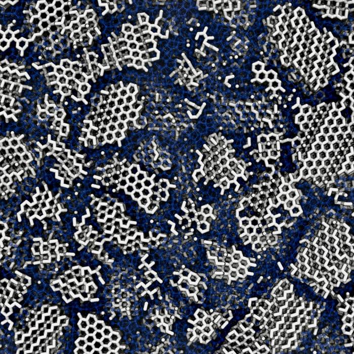 space ice crystals