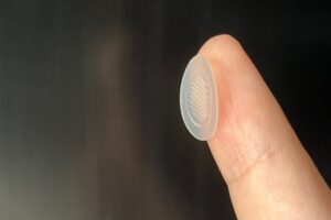 This new pimple patch features a specialized array of tiny spikes to help deliver acne-busting compounds under the skin.