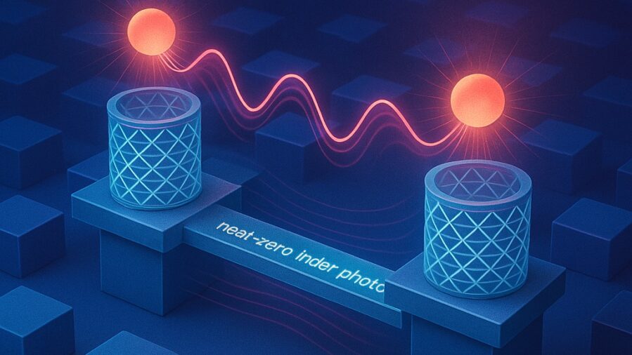 When Light Stands Still, Qubits Start Talking When Light Stands Still, Qubits Start Talking