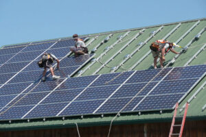 solar panel installation
