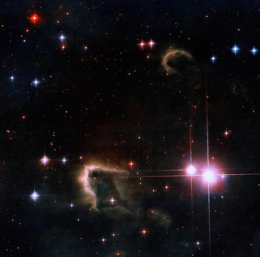 Shot of a galaxy with lots of celestial bodies