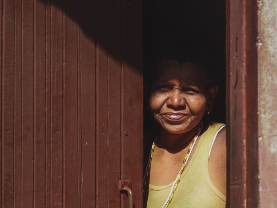 elderly Black woman