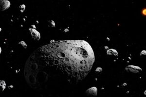 asteroid spinning fast