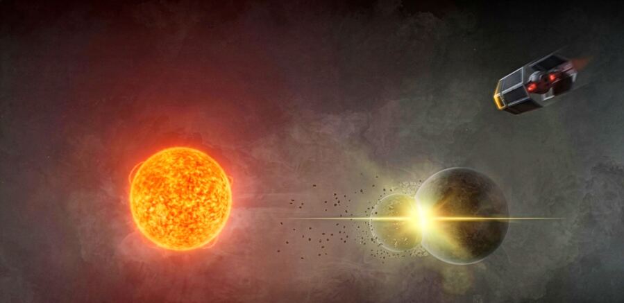 When Planets Collide, the Light From 11,000 Light-Years Away Tells the Story