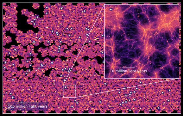 3D Map of Ancient Hydrogen Light Reveals Hidden Universe 10 Billion Years Ago