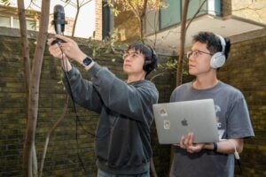 As a test, the researchers recorded the sounds of spring in Philadelphia, then used SmartDJ to transform them into the sounds of a forest.