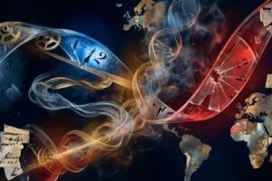 abstract time physics artwork