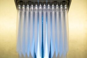 An electronic 96-channel pipette was one of the tools used to scale up and allow the team to perform over 7,000 parallel experiments that uncovered more than 100 bNAb escape mutations across 15 viral strains.