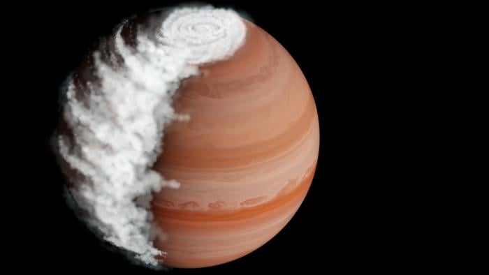 Artistic representation of WASP-94A b