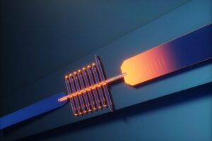 The zeptojoule pulse traveled through a combination of superconducting and regular metals.