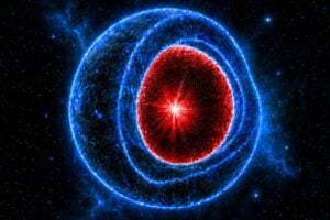 An expanding mini universe could counterbalance the collapsing matter of a star, thereby creating a stable gravastar.