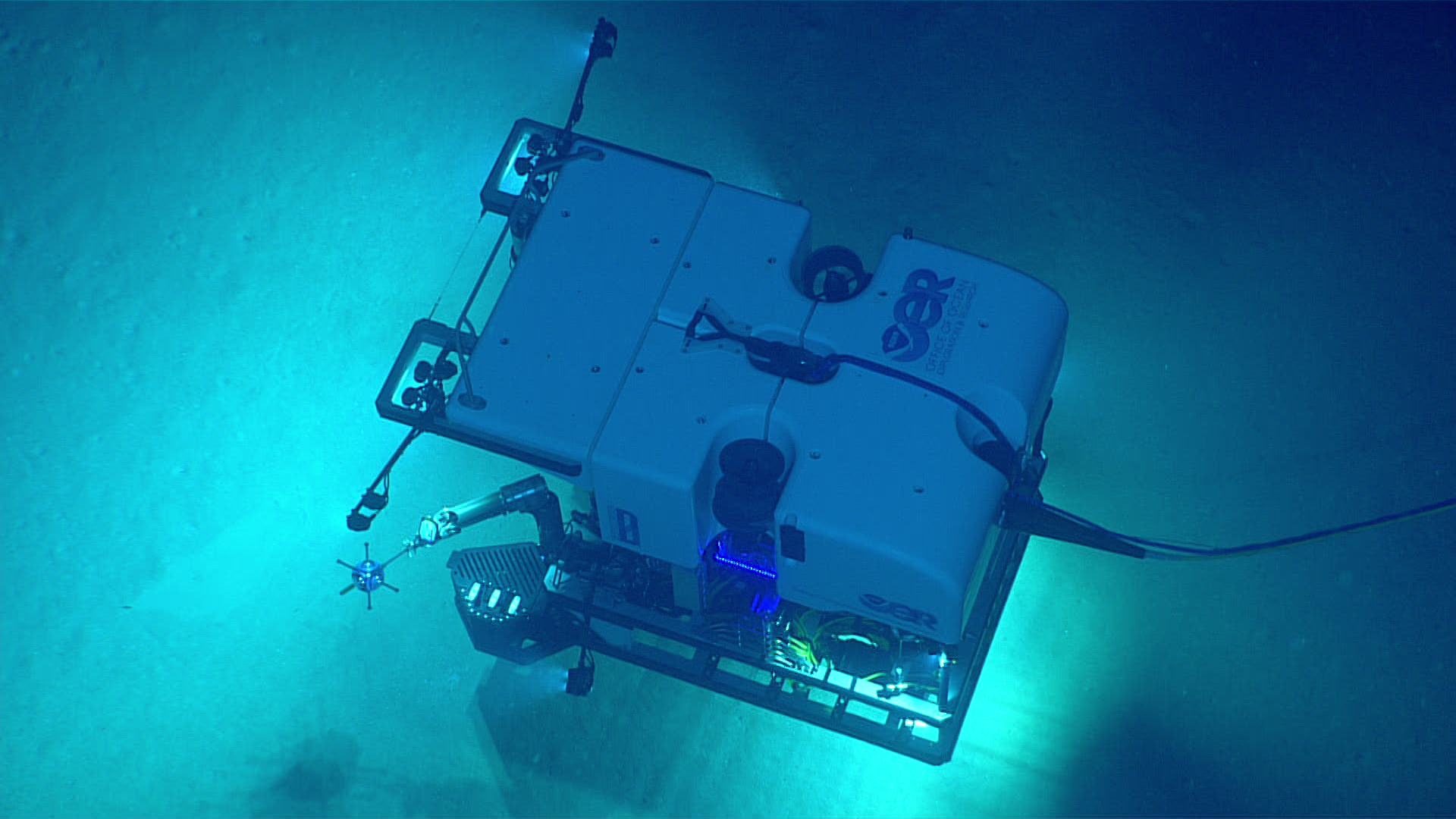 Humans have visually observed less than 0.001 percent of the deep ocean floor — an area roughly the size of Rhode Island — and scientists calculate that even with 1,000 deep-sea vehicles working at today's average rate, seeing the entire thing once would still take more than 100,000 years.