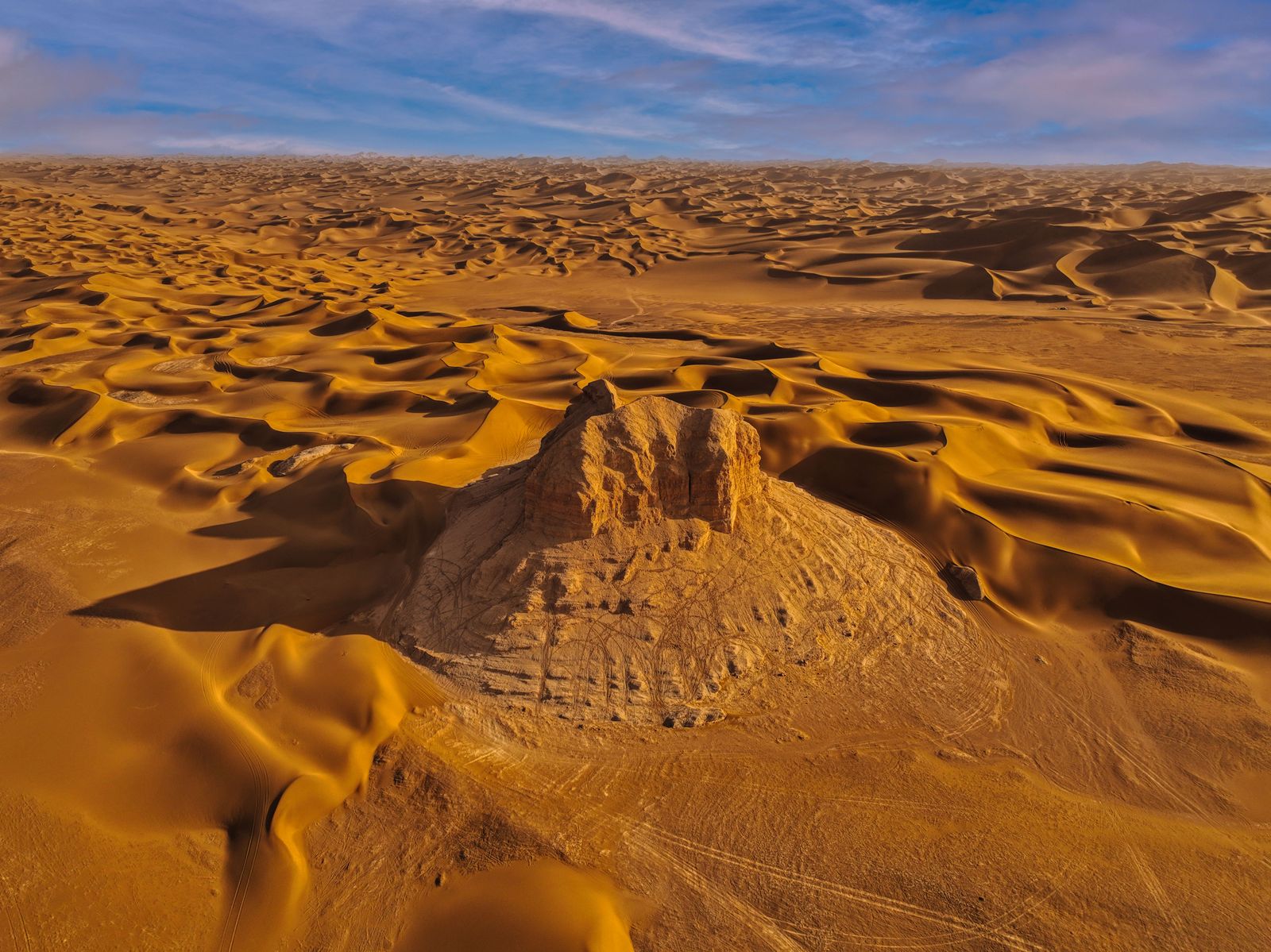 Sahara dunes satellite